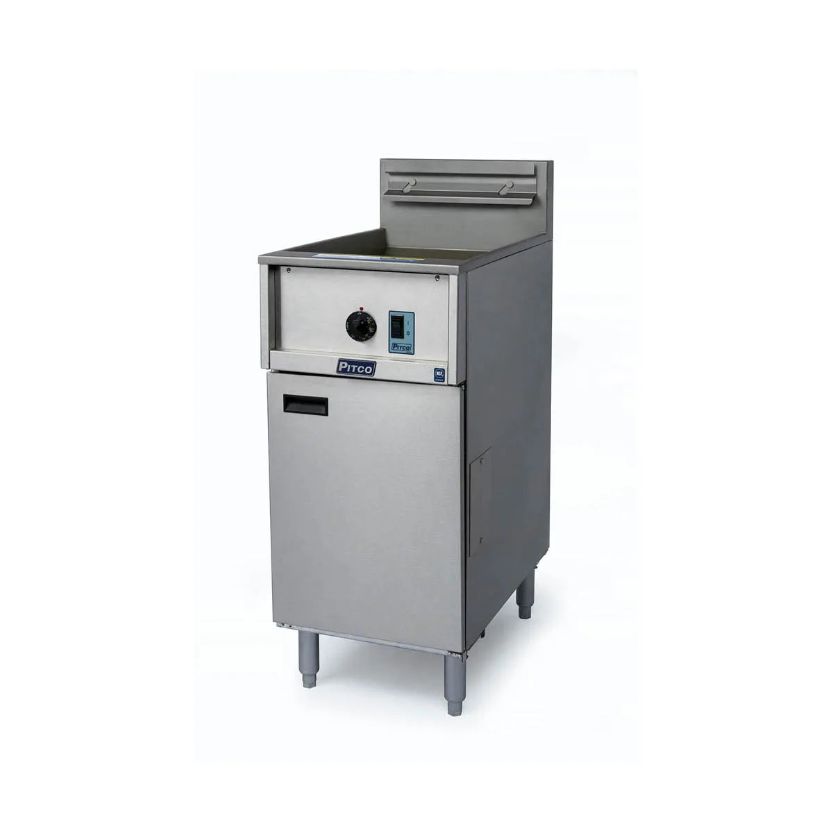 Pitco E35 Full Pot Floor Model Electric Fryer w/ 35-lb., Thermostatic Controls, 2 Twin Baskets