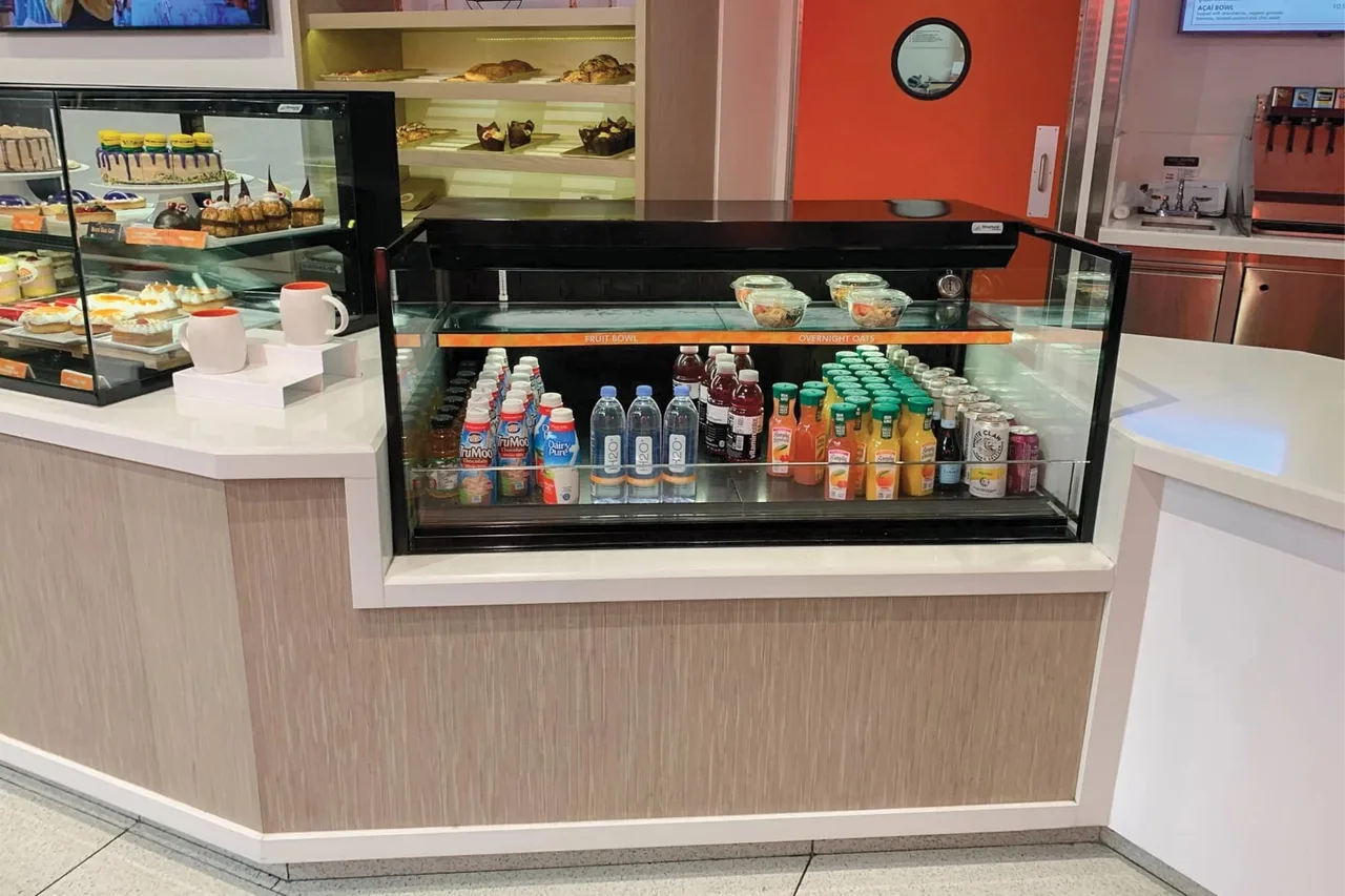 Structural Concepts NE4820RSSV 48" Reveal Self-Service Refrigerated Slide In Counter Case
