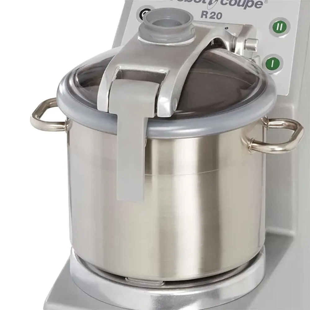Robot Coupe R20 Vertical Cutter Mixer, 20 L Bowl, 5 1/2 hp, 2-Speed, 1800 and 3600 RPM