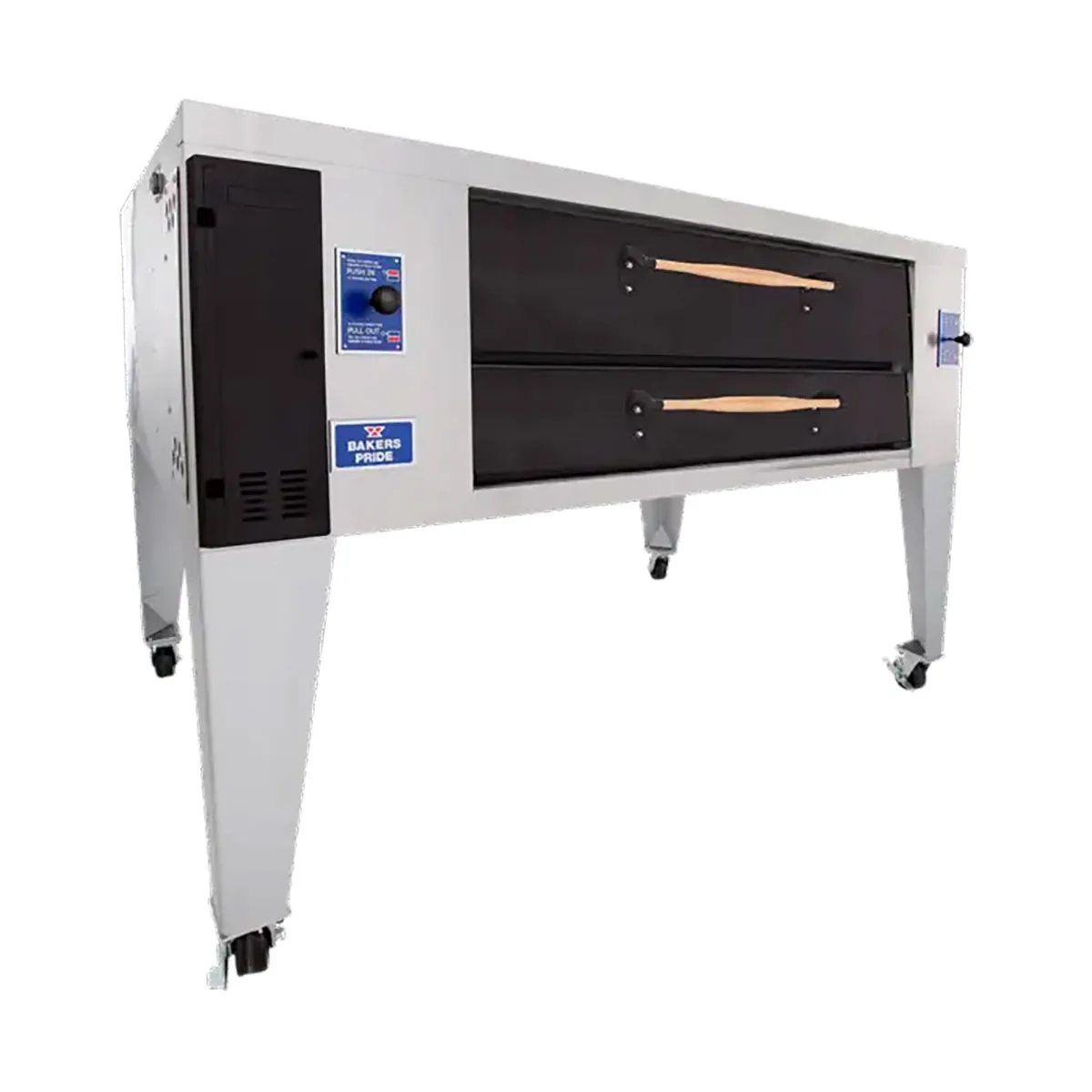 Bakers Pride Y-800BL-DSP 84" Gas Pizza Deck Oven, Single Deck
