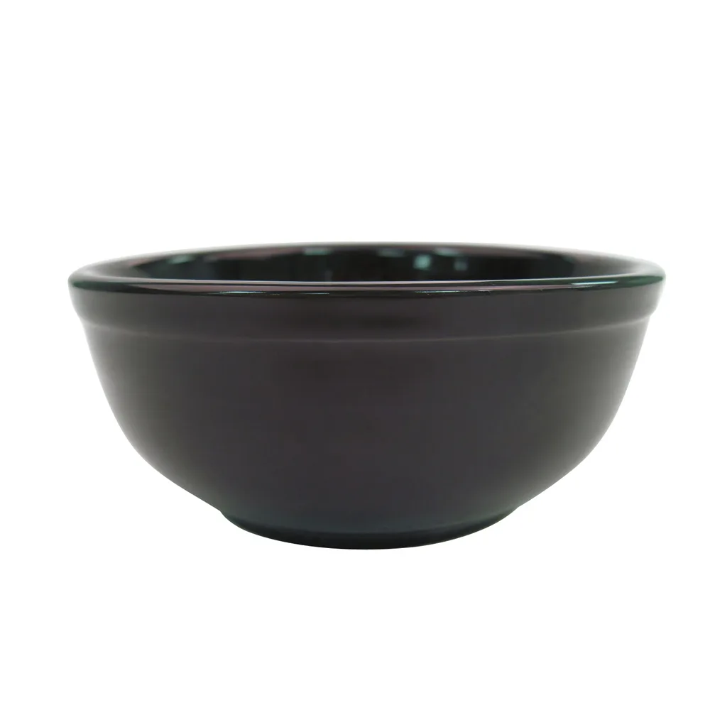 CAC China TG-15-BLK Tango Salad Bowl, 12-1/2 Oz., 5-3/4" Dia. x 2-1/2" H, Porcelain Black - Dozen