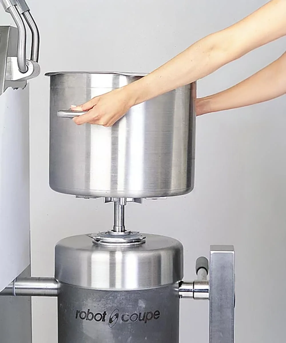 Robot Coupe R60T Vertical Cutter Mixer, (3) Blades and  60L Bowl, 16 hp, 2-Speed , 1800 - 3600 RPM