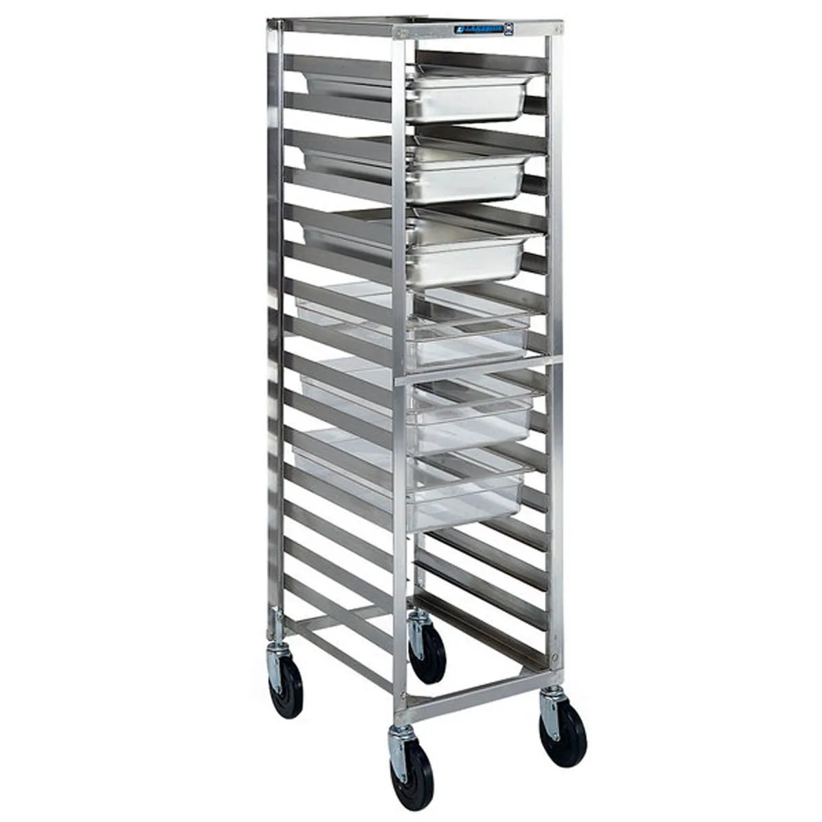 Lakeside 180 16 Pan Full Height Stainless Steel Steam Table Pan Rack