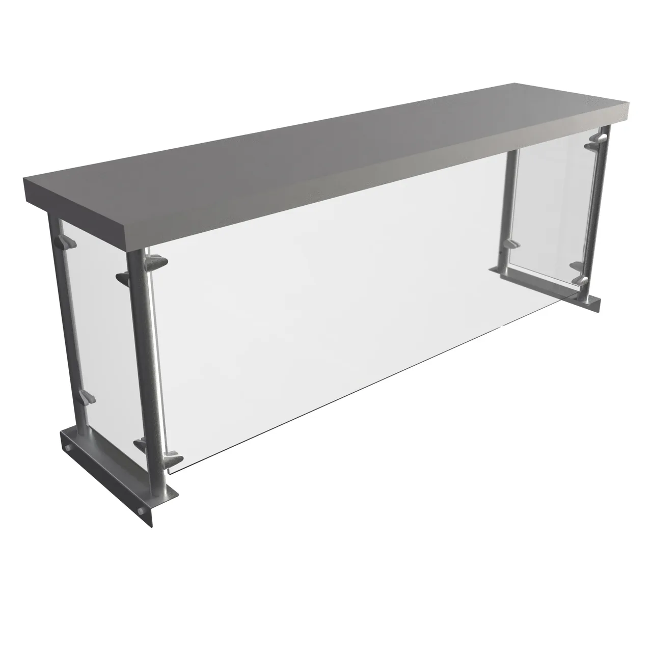 BK Resources SG-FCS-48 Sneeze Guard Overshelf, For Steam Tables
