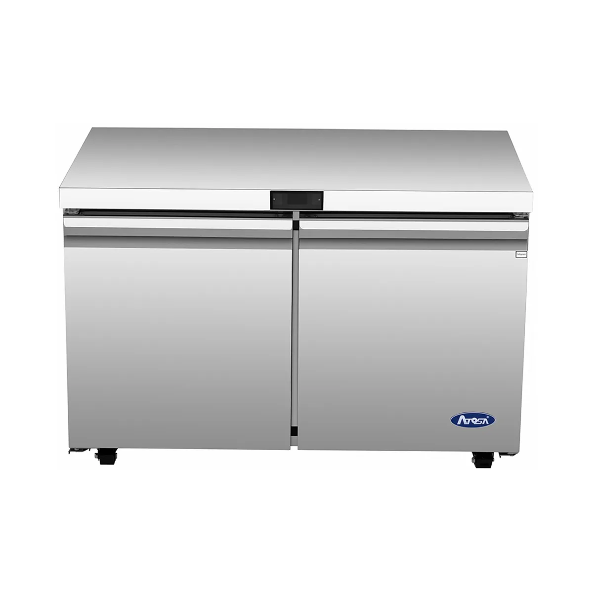 Atosa USA AUR48SD 48" Two Solid Door Undercounter Refrigerator, Stainless Steel, 11.8 cu. ft.