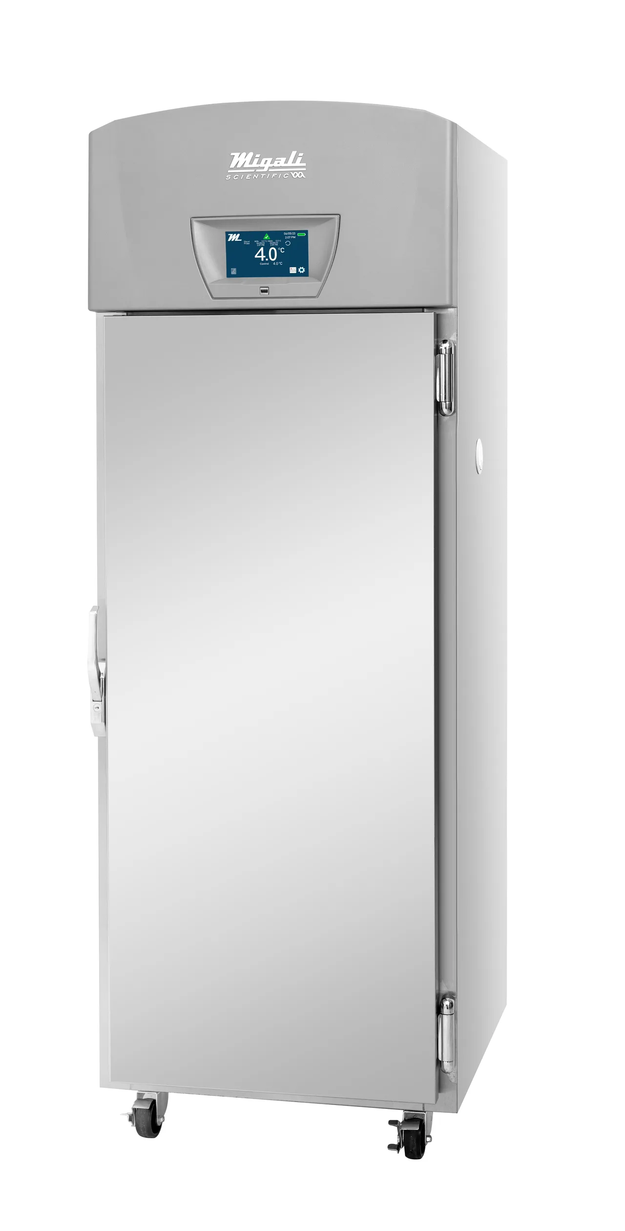 Migali EVOX-1R-PH 27" Solid Door Medical Refrigerator, 20.2 Cu Ft, LCD, Six Shelves, US Made