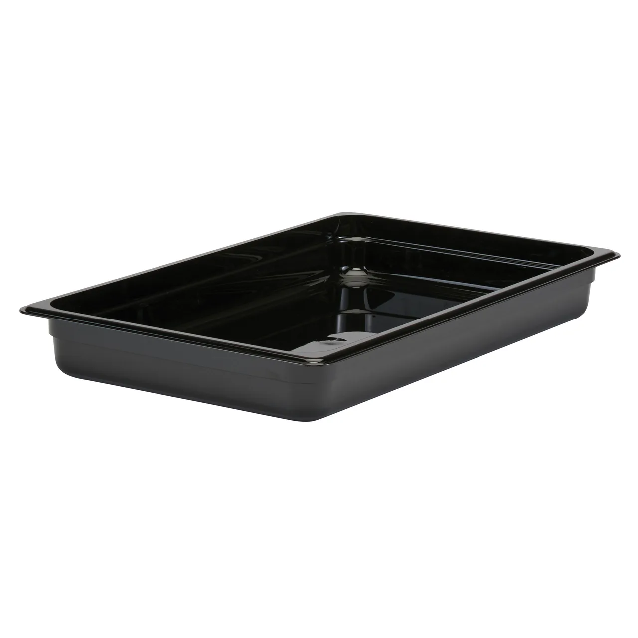 Cambro 12CW110 Camwear Food Pan, 8.9 Qt, 2.5" Deep, Black Polycarbonate, NSF