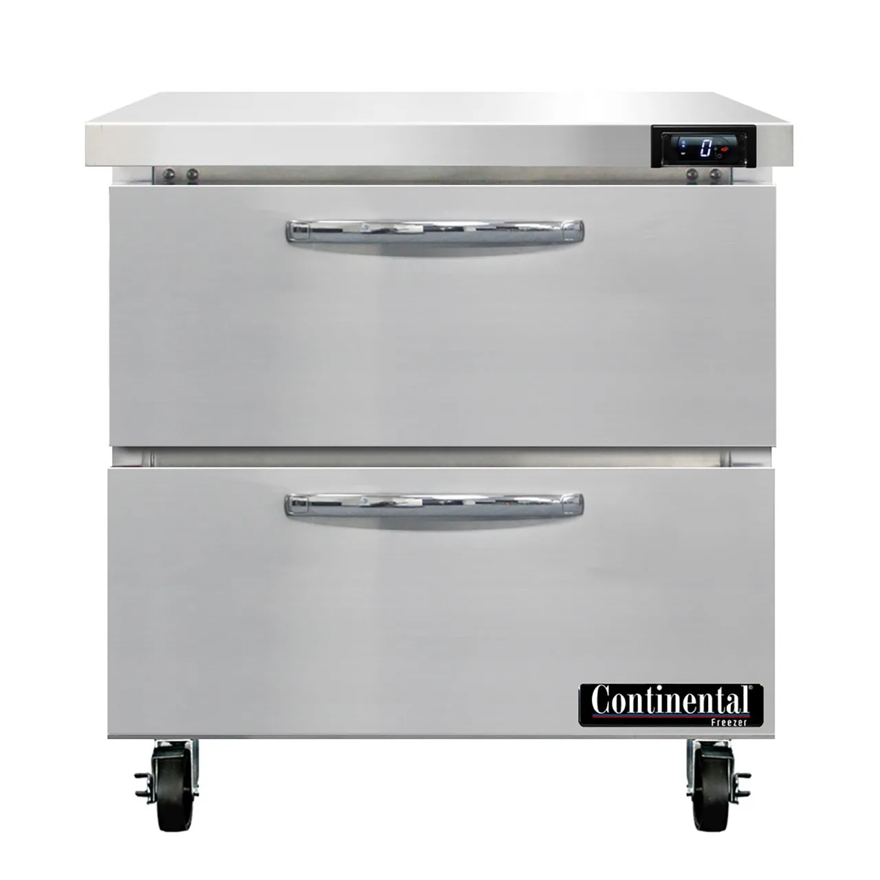 Continental Refrigerator SWF32N-D 32" 1-Section Worktop Freezer w/ 2 Drawers, 9 cu. ft.