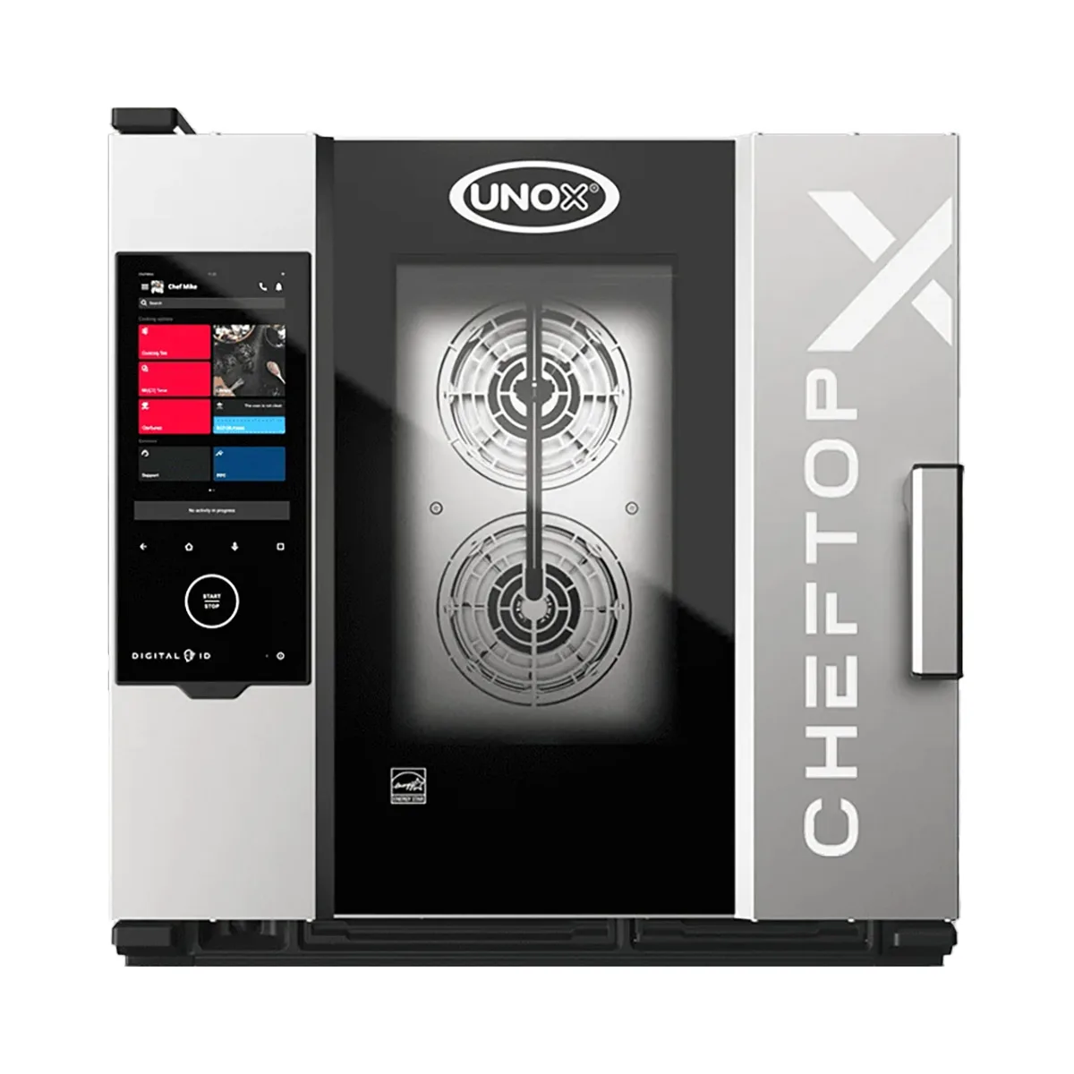 UNOX XADA-0611-EXRS-ET Half Size 6 Pan Electric Combi Oven w/ Touchscreen, Lef Hinged Door, 208/240V