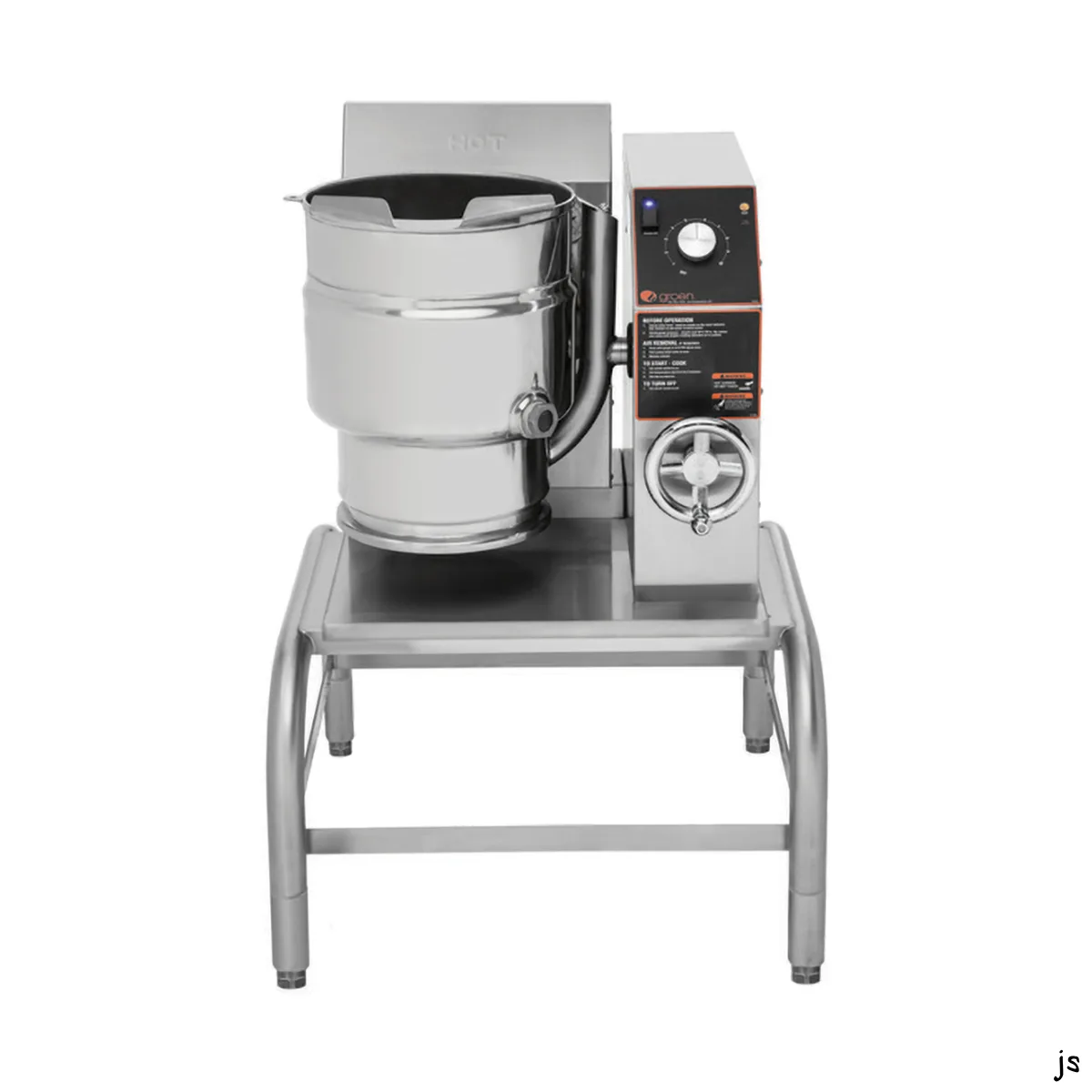 Groen TDHC-20C 5 Gallon Countertop Tilting 2/3 Steam Jacketed Gas Kettle, 31.000 BTU