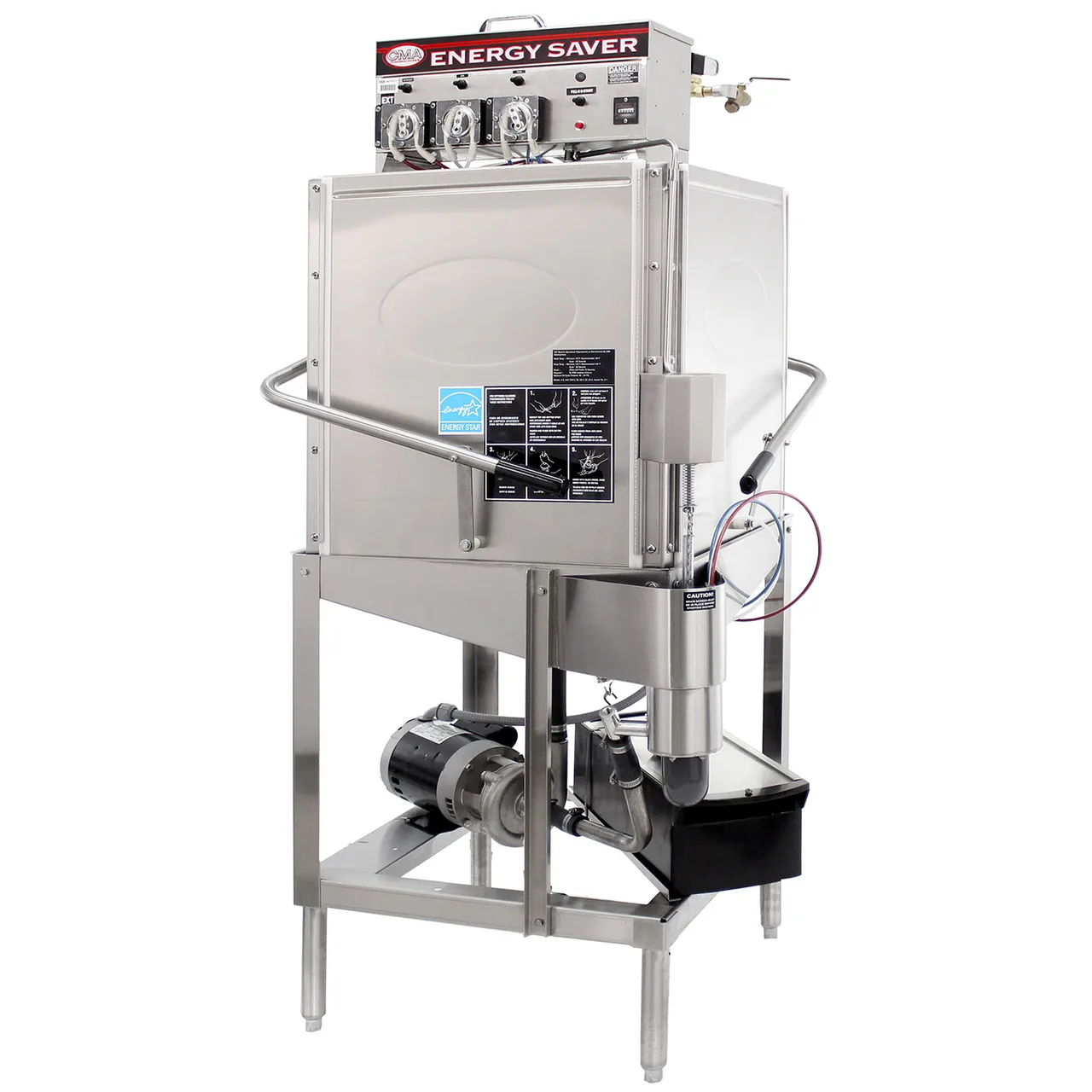 CMA Dishmachines E-C-EXT Door Type Dishwasher, Low‑Temp - 40 Racks/Hour