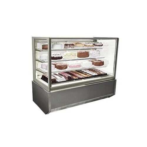 Federal Industries ITR6034-B18 60" Italian Glass Refrigerated Display Case w/ 3 shelves