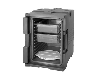 Cambro UPC400SP157 Ultra Pan Carrier® Front Loading Insulated Food Pan Carrier w/ 6 Pan Capacity, Coffee Beige