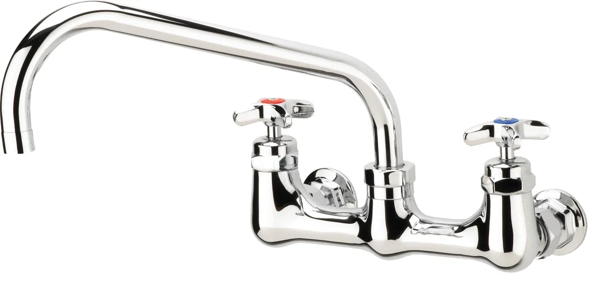 Krowne 18-814L Krowne Royal Series Full Flow Faucet, Splash-Mounted, 8" Centers