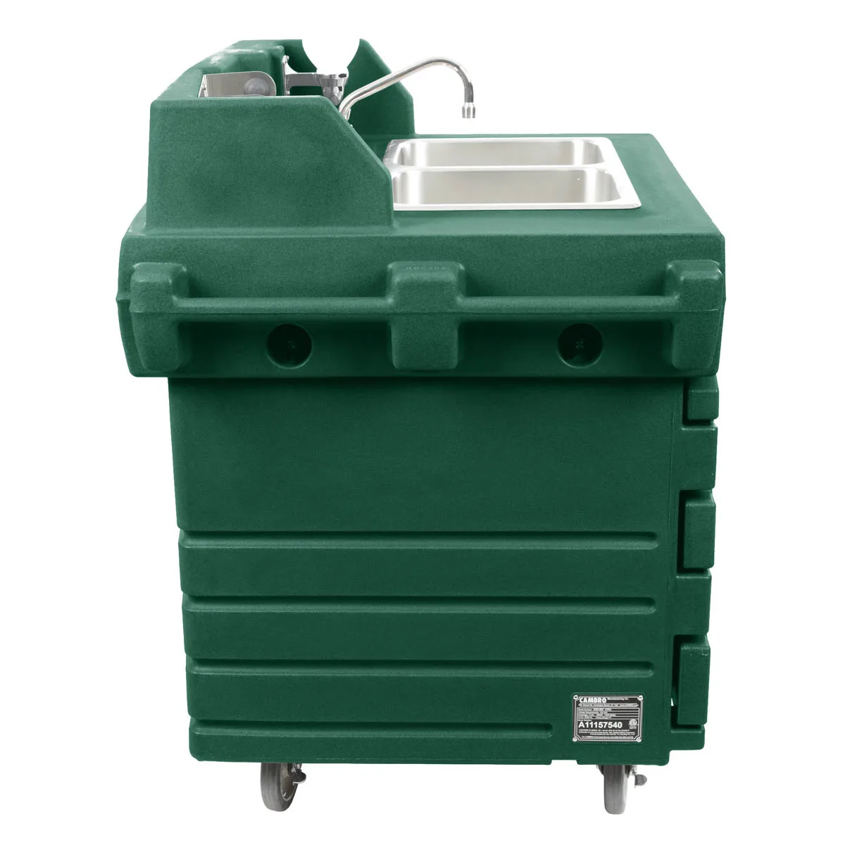 Cambro KSC402519 Camkiosk® Hand Sink Cart, with 2 Compartment Sink
