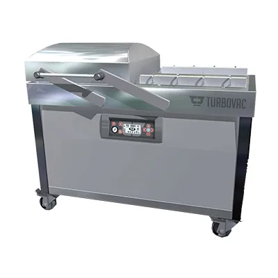 Omcan USA 50002 Turbovac Floor Model Chamber Vacuum Packaging Machine with (4) 23" Seal Bar