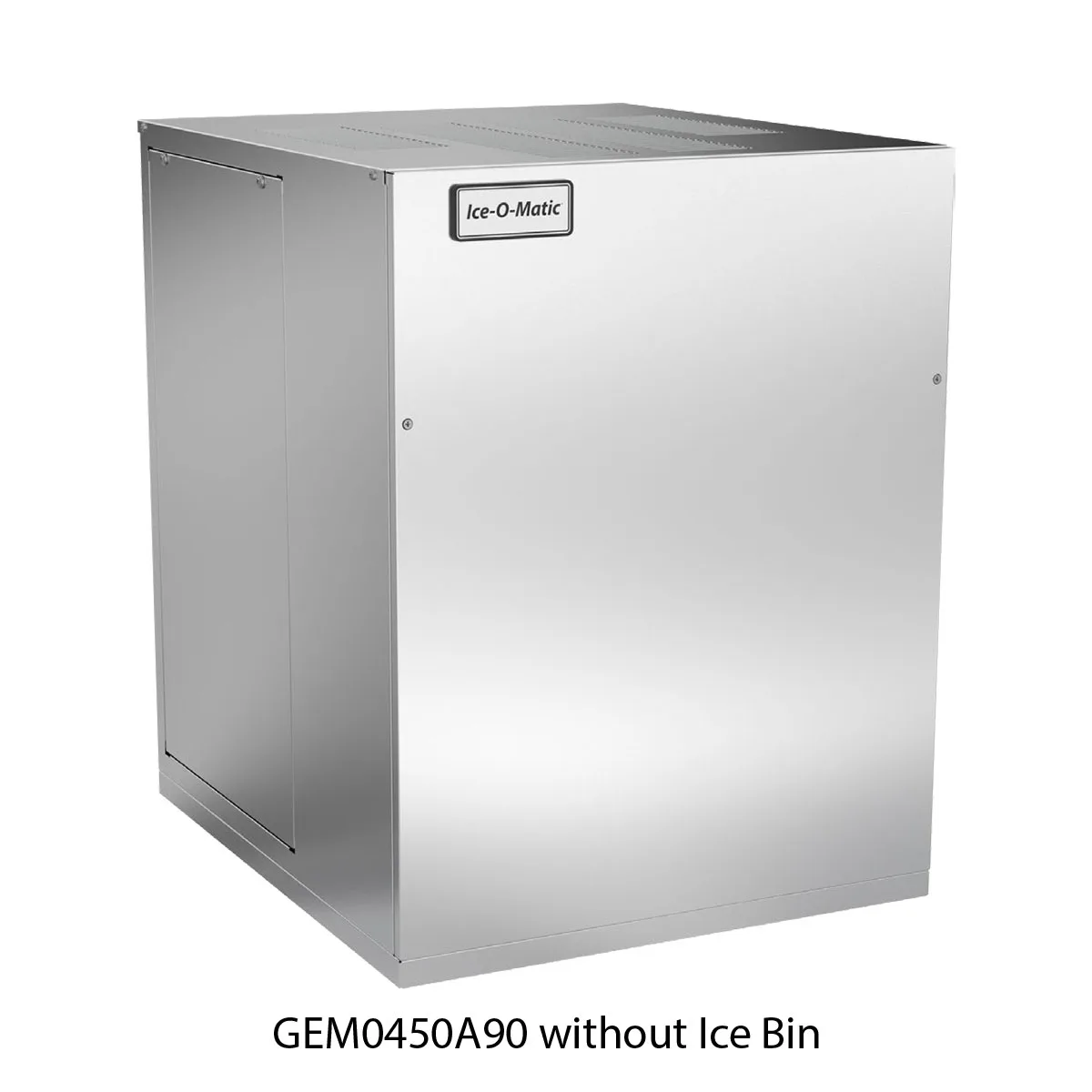 Ice-O-Matic GEM0450A90/B42/KBT24 Air Cooled Nugget 415 lb Ice Machine with Bin, 351 lb Storage