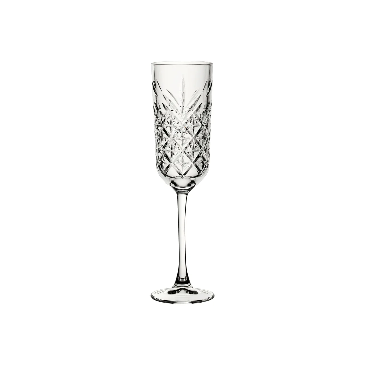 Steelite P440356 Flute Wine Glass, 6 oz, 8-7/8" H x 2-1/2" M, Clear Glass, Non‑Tempered - 1 Dozen