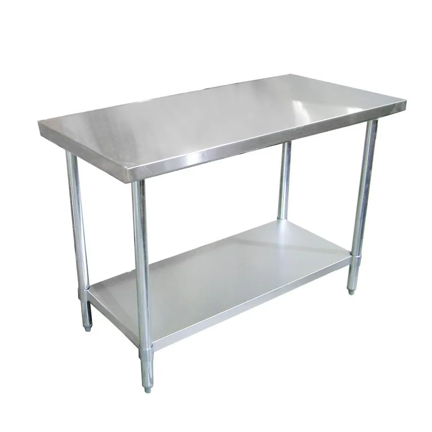 Omcan USA 43183 Stainless Steel Top 30" - 35" Work Table