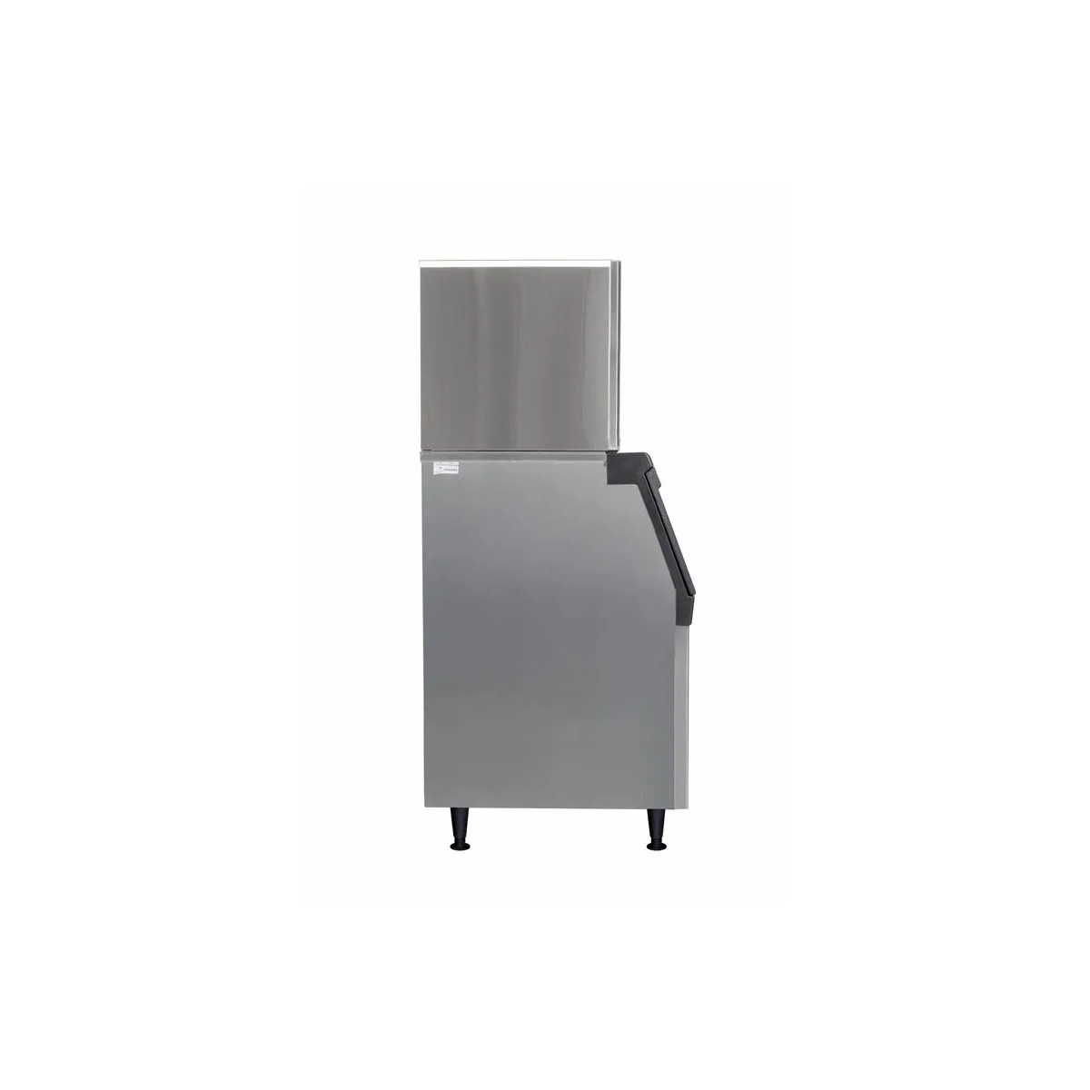 Scotsman MC0530SWX-1/B530S Water Cooled Half Cube 500 lb Ice Machine with Bin, 536 lb Stainless