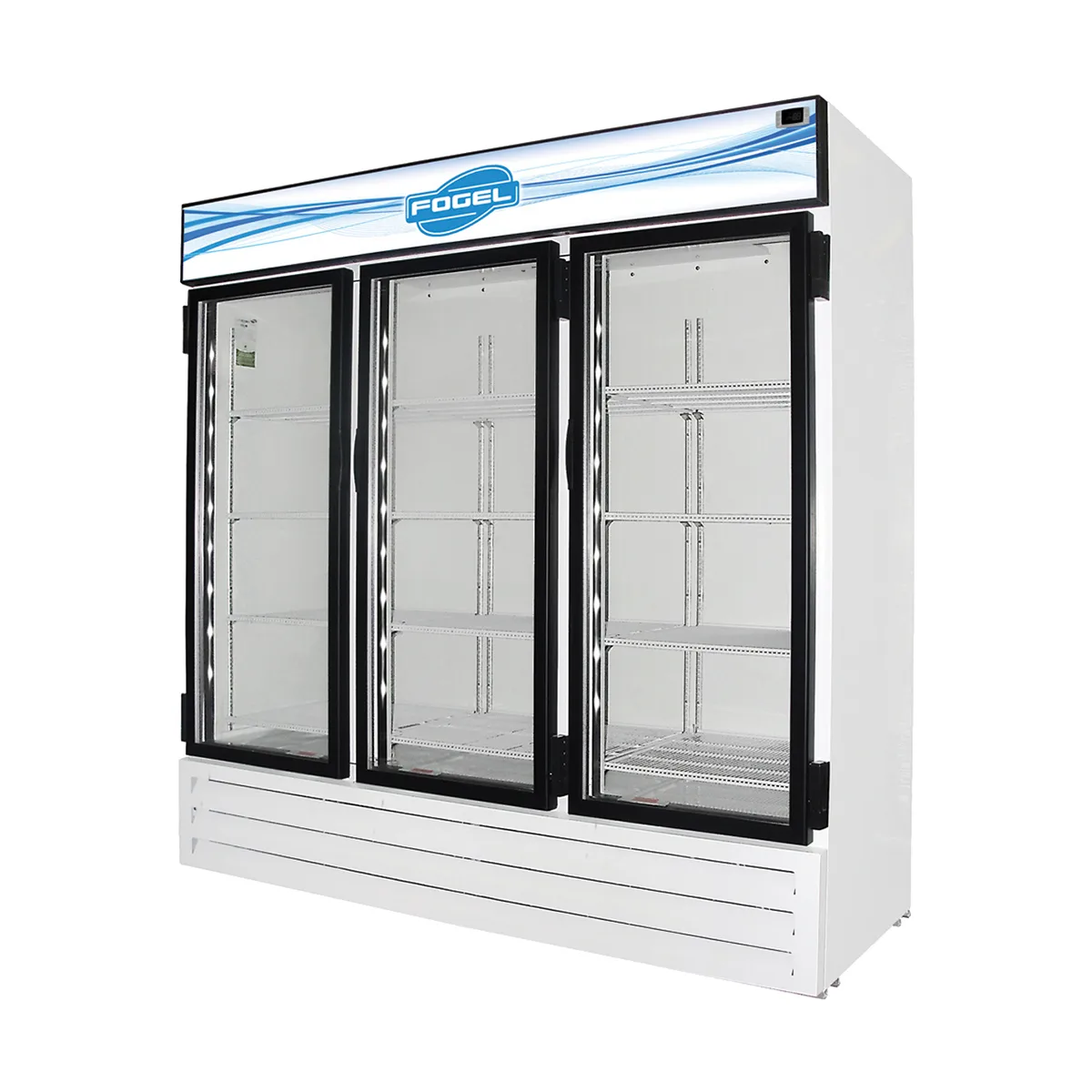 Howard-McCray CR-65-HC-US 78" Three Glass Door Merchandiser Refrigerator in White, 65 cu. ft.