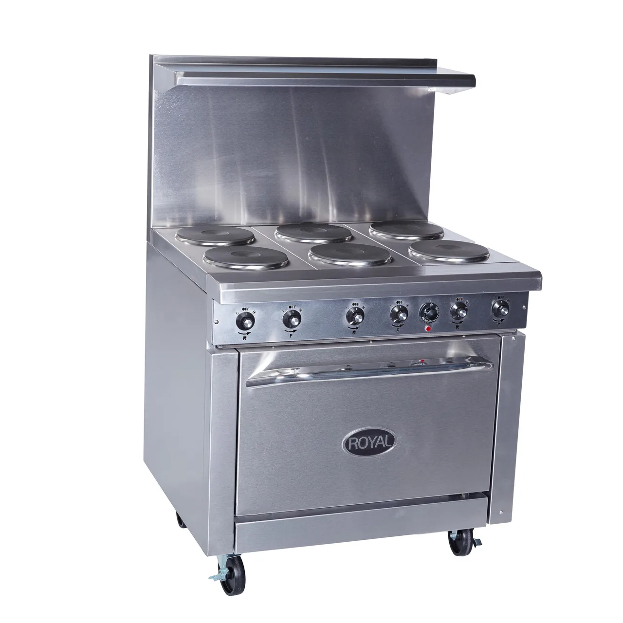Royal Range of California RRE-6 Restaurant Range, Electric, 36"