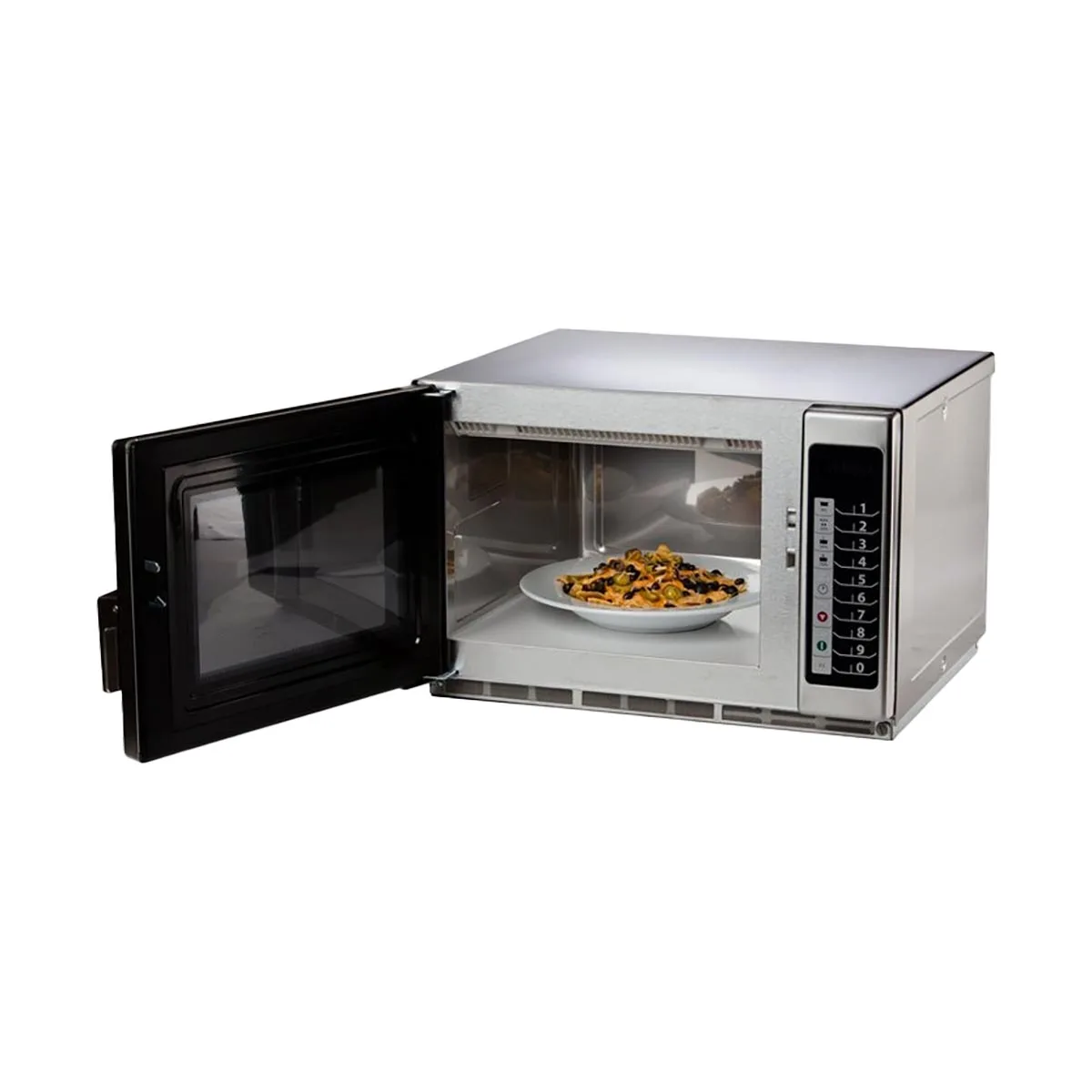 Amana RFS12TS 1200W Medium Duty Commercial Microwave Oven, 1.2 Cu. Ft., Push Button, 120V