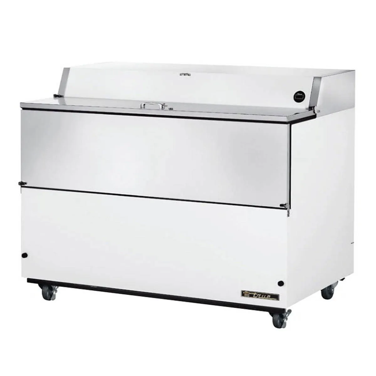 True TMC-58-HC 58" Single Sided Milk Cooler, Forced Air, 16 Crates Capacity