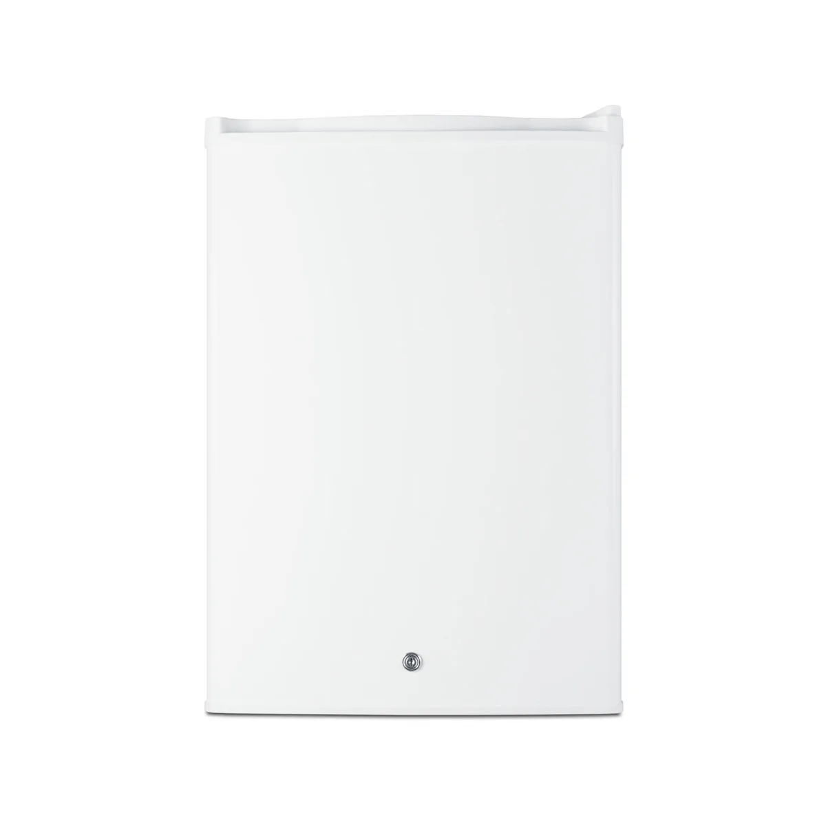 Summit FF31L7 17" Freestanding Countertop Refrigerator in White, w/ Door Lock, 2.5 cu. ft.