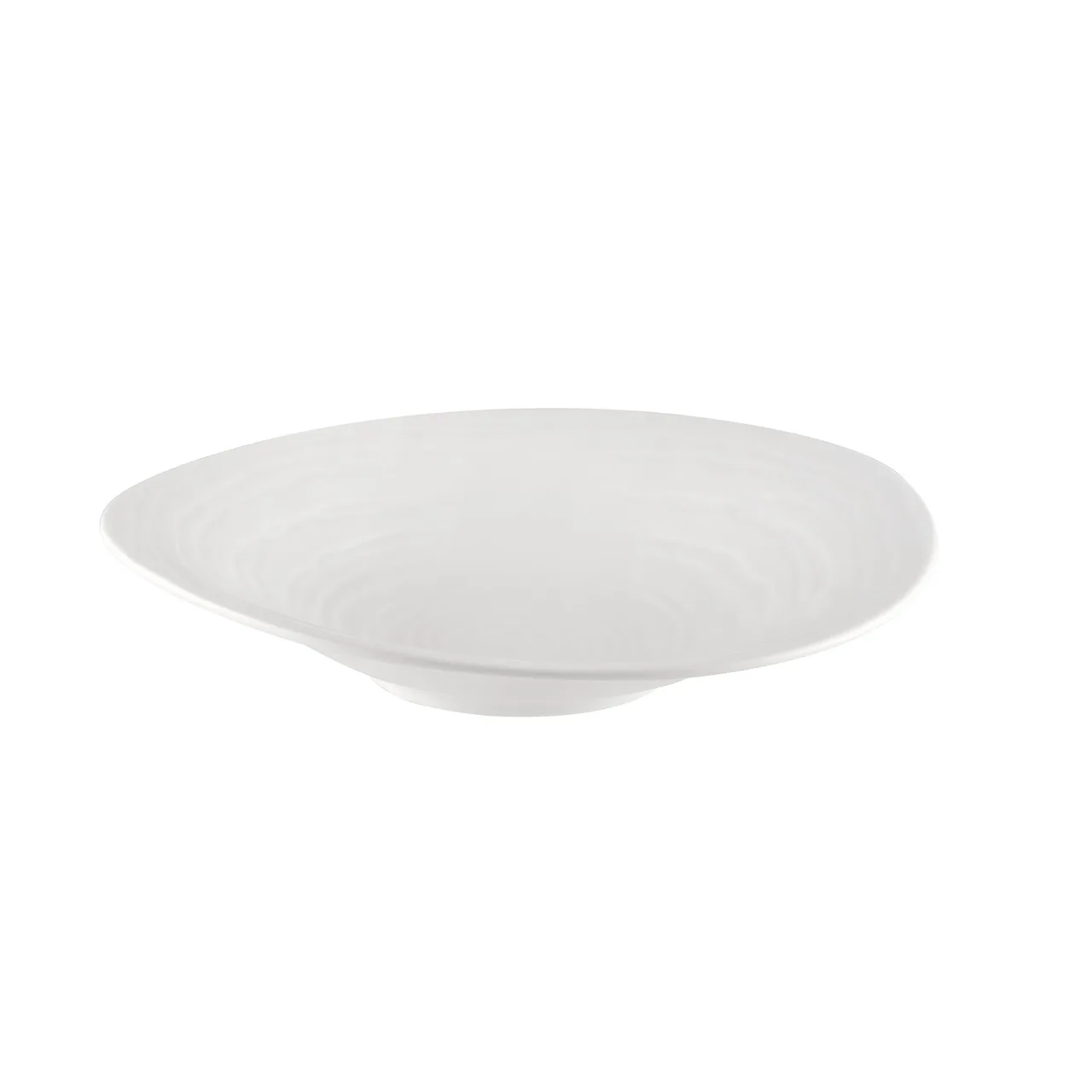 CAC China BHM-SP16 Bahamas Salad/Pasta Bowl, 16.25 Oz (10-3/4") Round Porcelain Bone White - Dozen