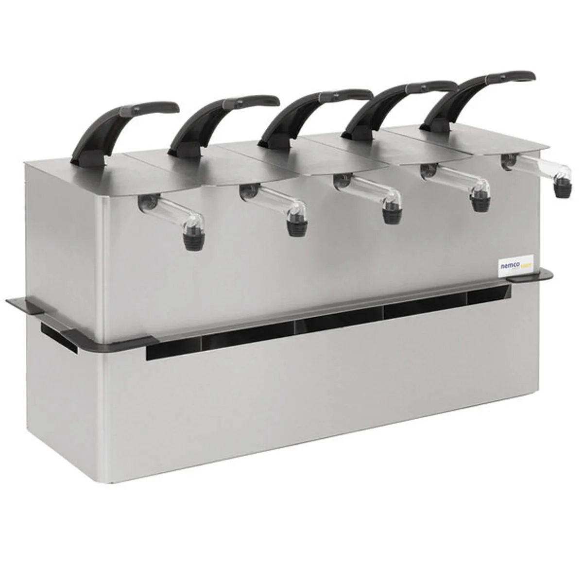 Nemco 10970 Condiment Pump, Drop-In, 28½"W x14"D x12"H, Stainless, 1.5-Gal Pouch, 2-Setting Control