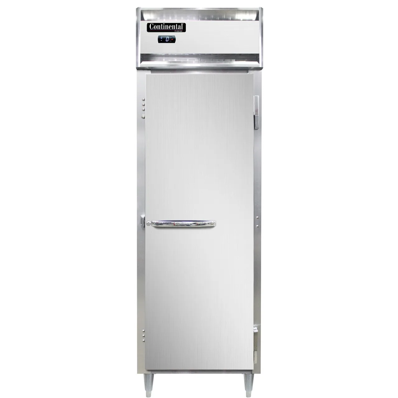 Continental Refrigerator D1FNSS 26" 1-Section Reach-In Freezer, Solid Door, Top Mounted, 21 cu. ft., Stainless Steel