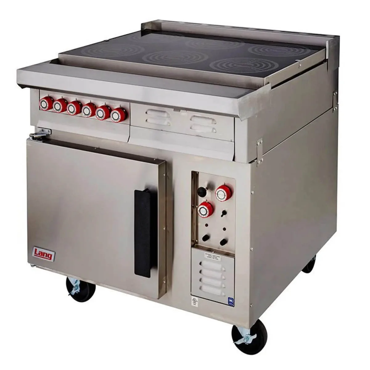 Lang RI36C-ATE Induction Range, Electric, Floor Model, 36"W