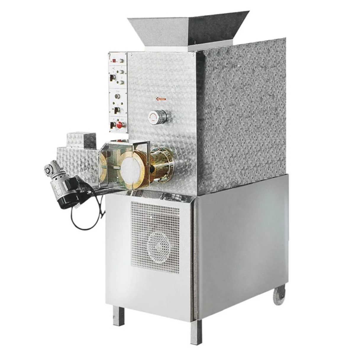 Omcan USA 13286 (PM-IT-0080) Floor Model Pasta Machine, 110 lbs Tank Capacity, 176 lbs Output/hr, 5-1/2 Hp and 2-1/2 Hp (Motor for Paddle)