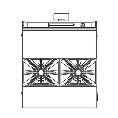 Southbend P32N-XH-RE 32" Gas Heavy Duty Range w/ (2) Open Burners Front, (1) Hot Top Rear, Modular Base, 130.000 BTU