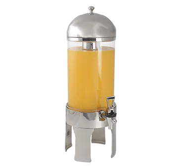 Spring USA 2511-6/4 Dispenser, 4 L 22" H x 6‑1/2" Poly Vessel, Steel Ice Tube, Spigot FA-511, NSF