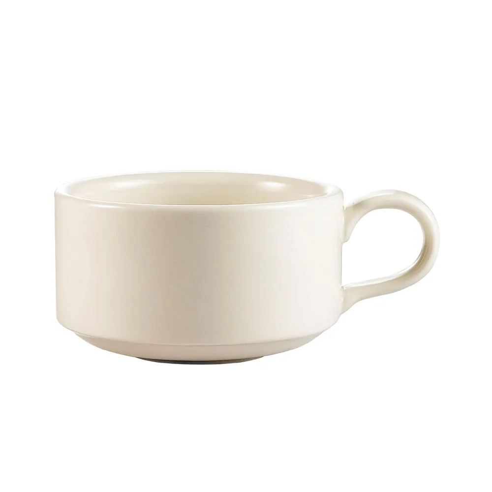 CAC China SMG-13 - 13 oz Stoneware Mug, 4"1/8" Dia x 2"3/8" H, Stackable, Microwave Safe - 1 Dozen
