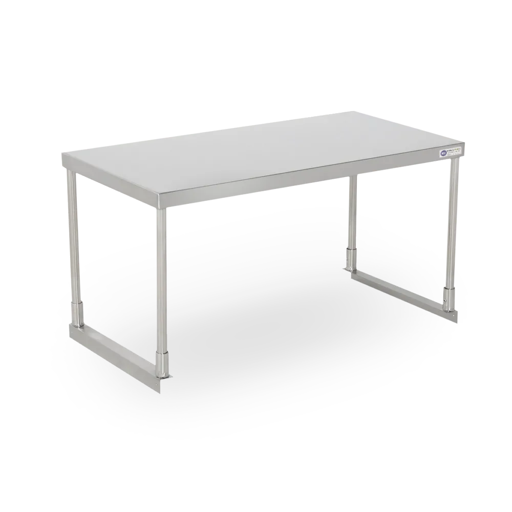 Steel Works SWSOS-1272 Over Shelf, Single Tier, 18Ga/430 Stainless Steel