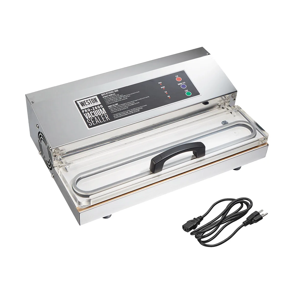 Hamilton Beach 65-1301-W Weston Pro-2600 Countertop External Vacuum Packaging Machine with 16" Seal Bar