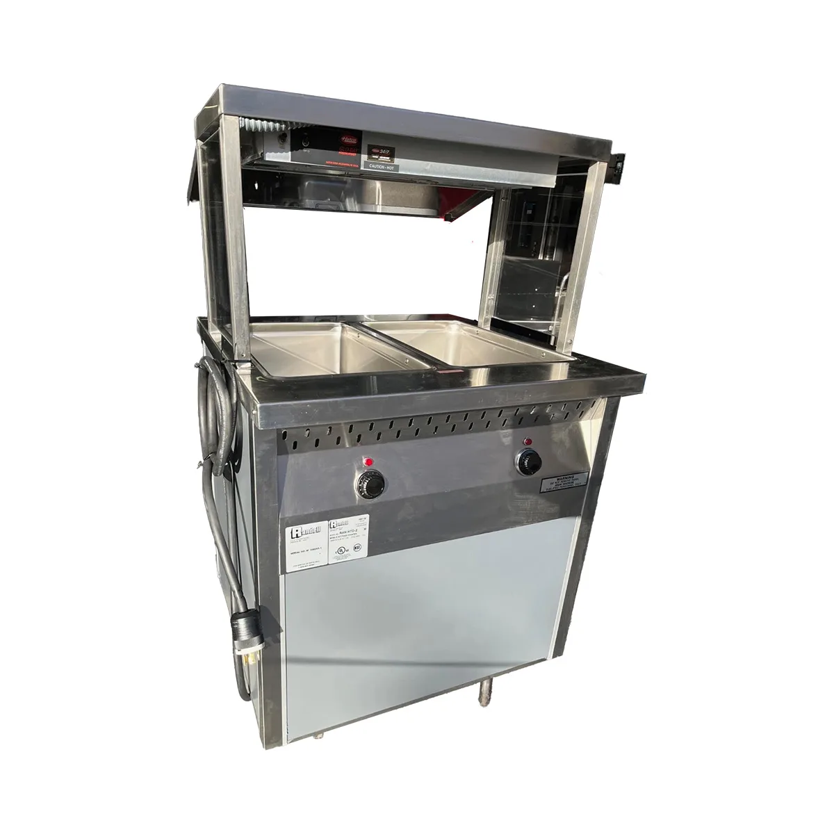 Randell RAN HTD-2 30" Electric Hot Food Table, (2) Hot Food Wells