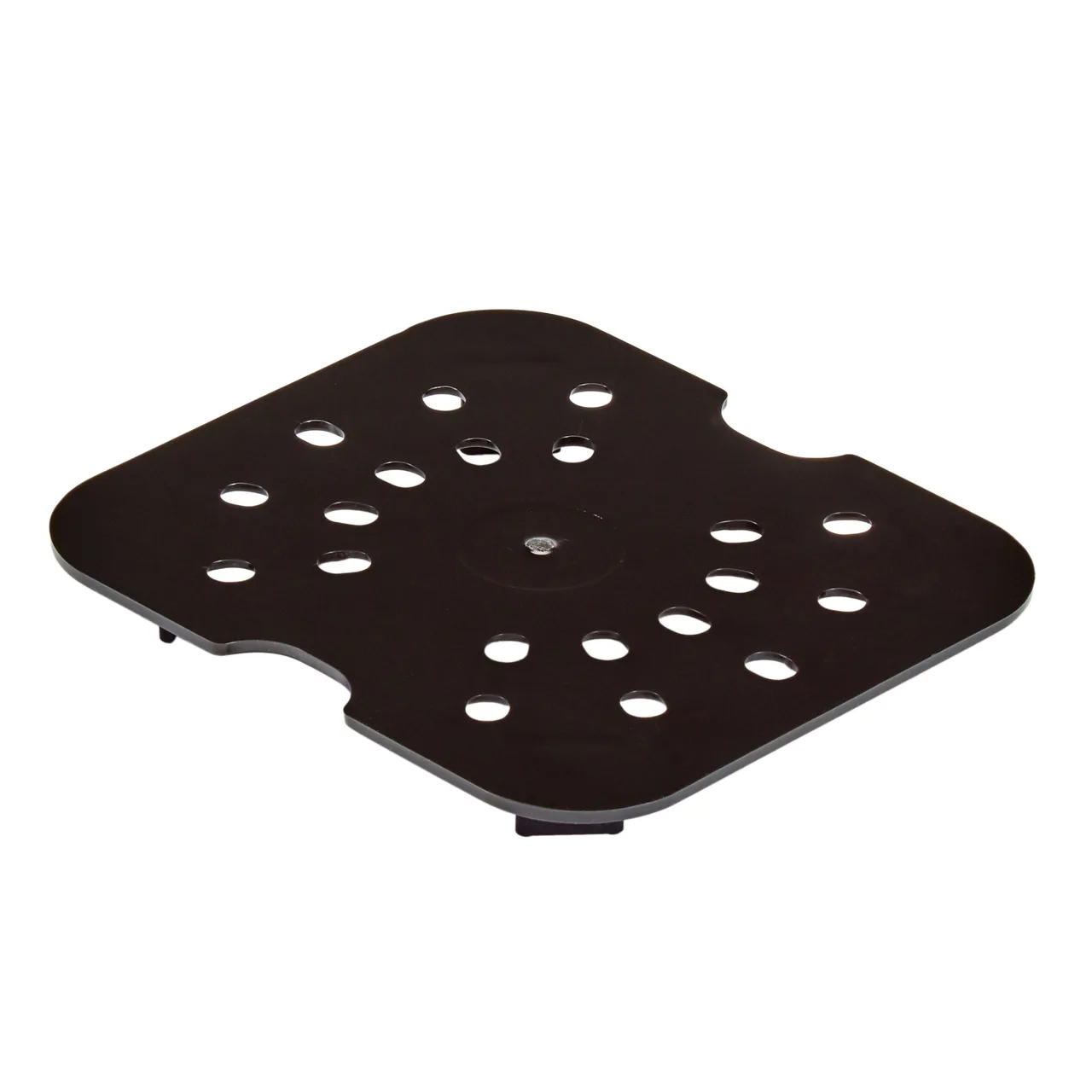 Cambro 60CWD110 Drain Shelf 1/6 Size Black Polycarbonate Fits 62CW/64CW/66CW NSF
