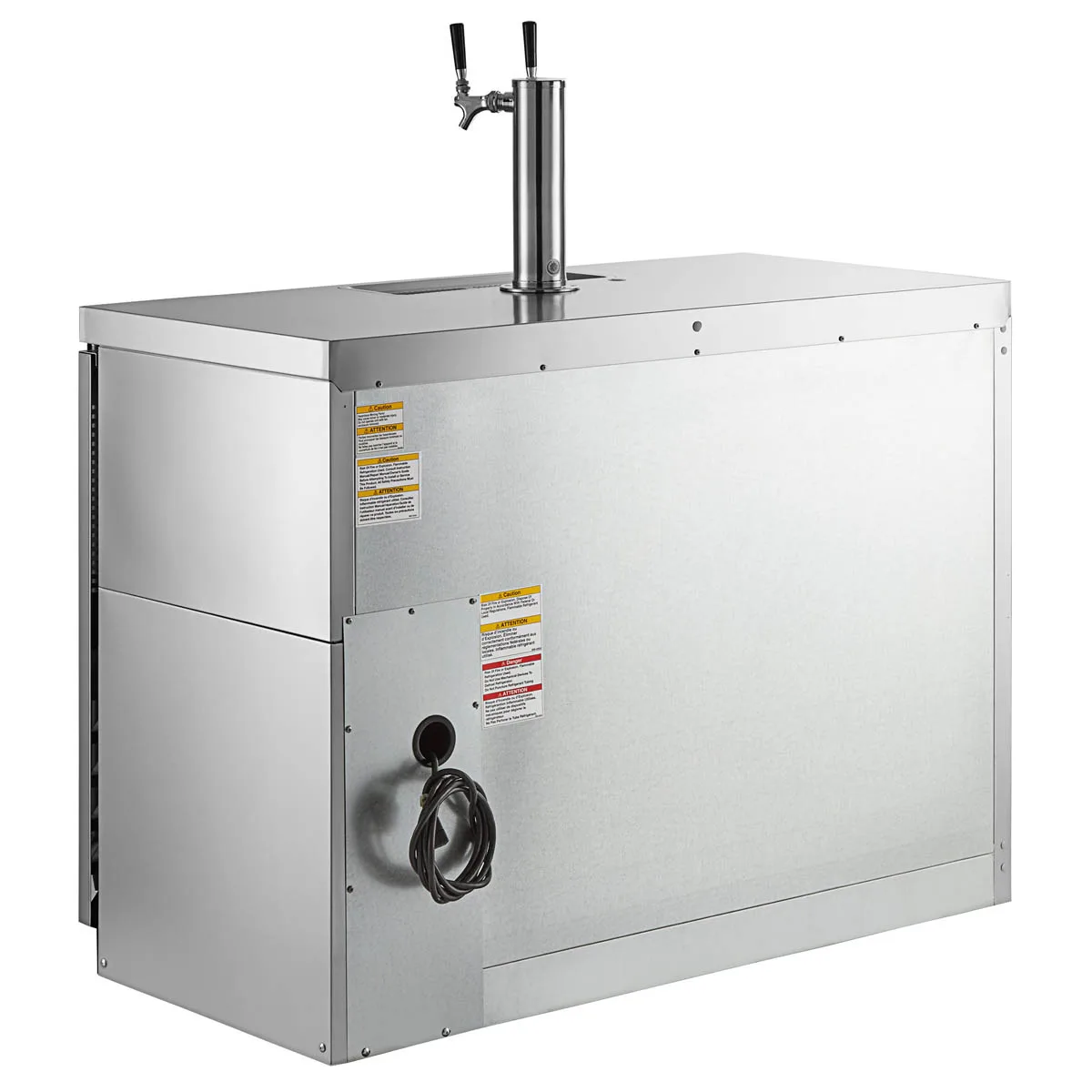 Beverage Air DD48HC-1-S 48" Draft Beer Cooler w/ 2 Kegs, 12.4 cu. ft., 1 Dual-Tap Tower