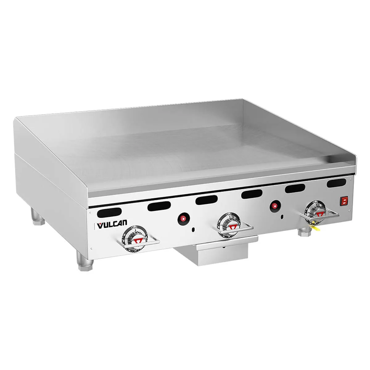Vulcan 936RX-30 36" Countertop Gas Griddle, Snap-Action Thermostat, 30" Deep, 81.000 BTU