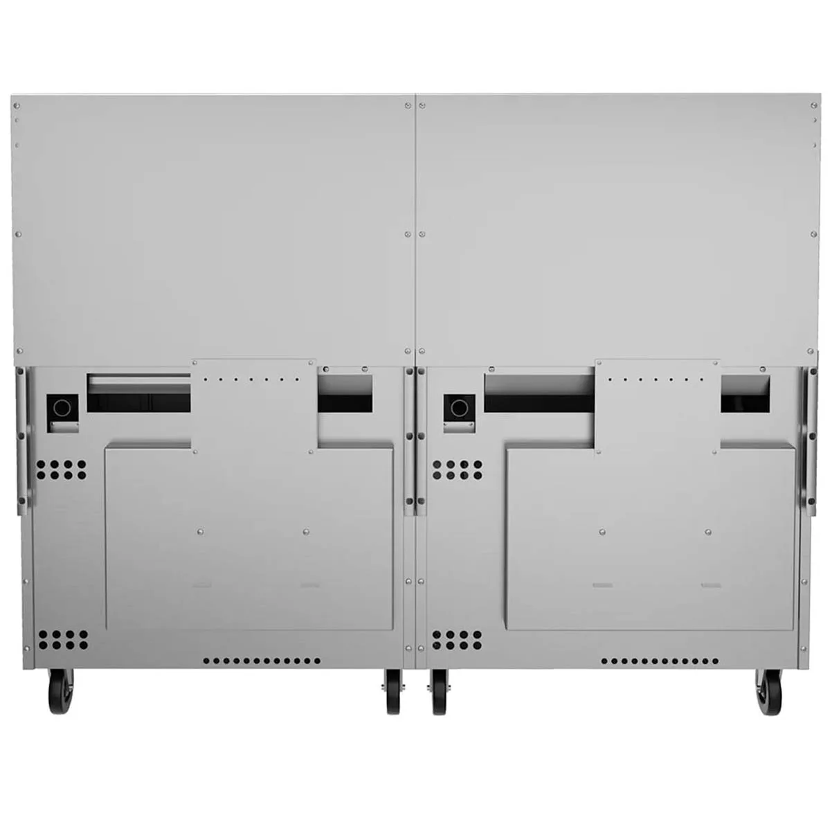Vulcan 72RS-6B36G 72" Gas Restaurant Range w/ (6) Open Burners, 36" Griddle Right, (1) Standard Oven, (1) Refrigerated / Freezer, 275.000 BTU 