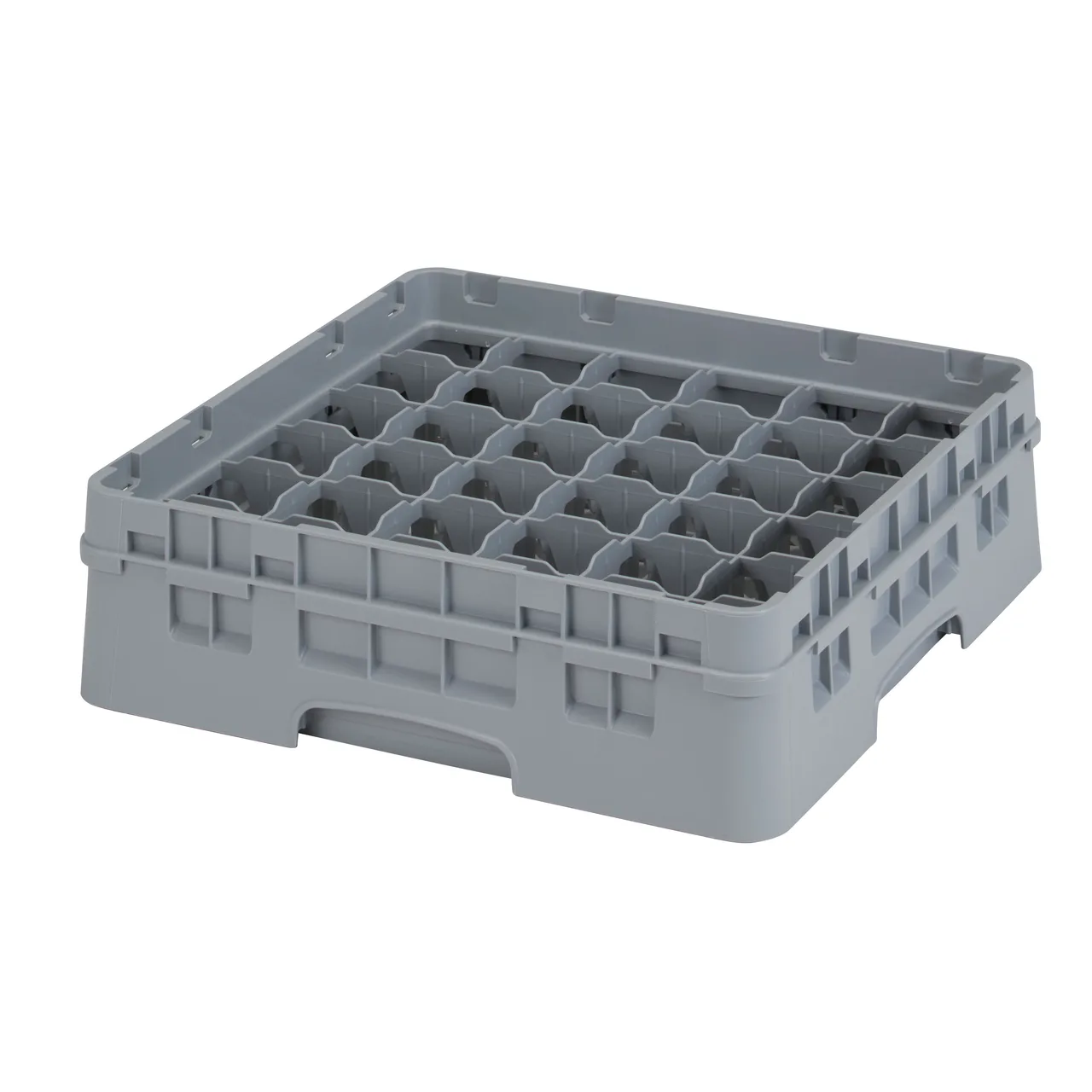 Cambro 36S318151 Camrack Glass Rack, Soft Gray, Full Size, 19-3/4 x 19-3/4, 36 Compartments