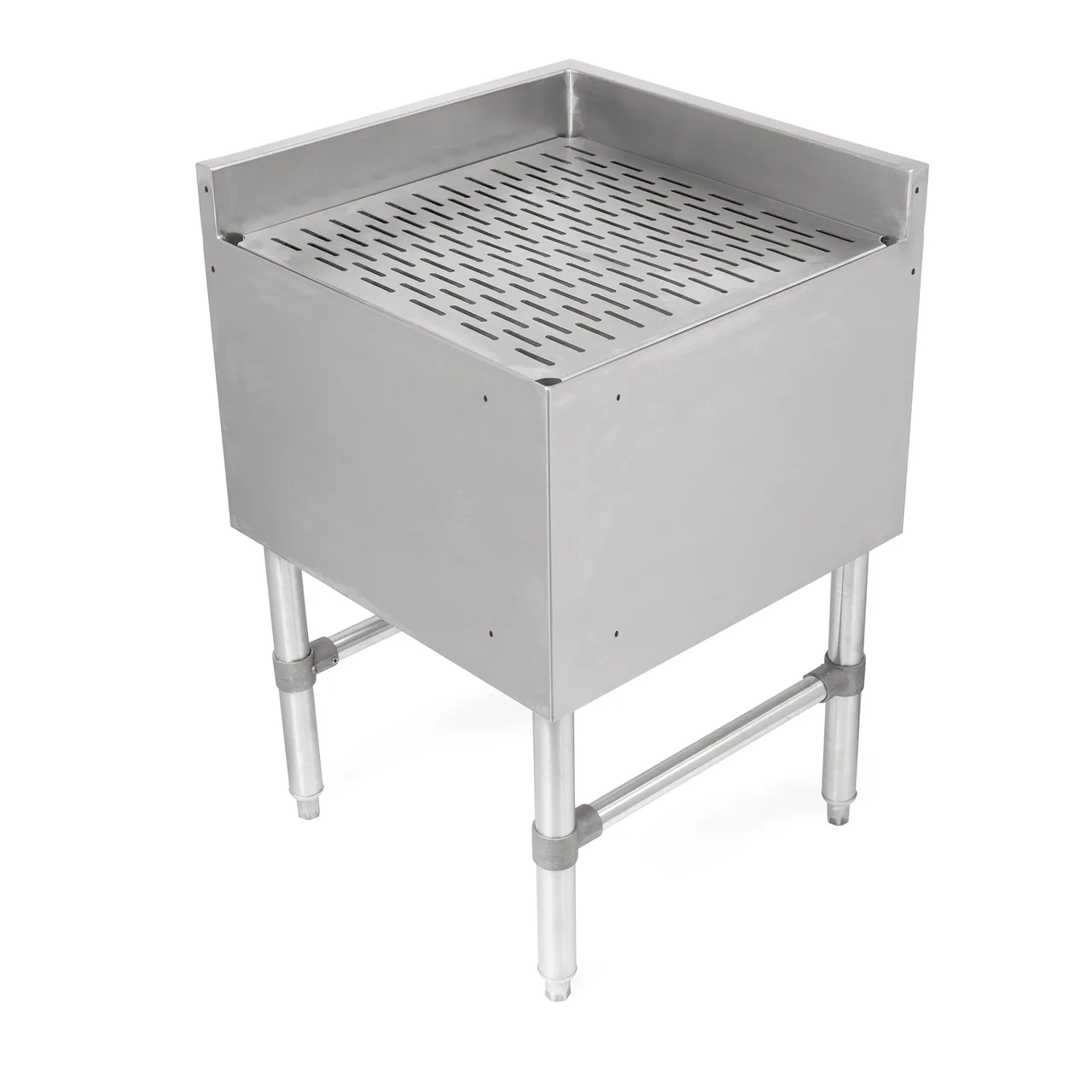 John Boos UBDB-2121-90-IC-X Underbar Corner Drain Board, Freestanding
