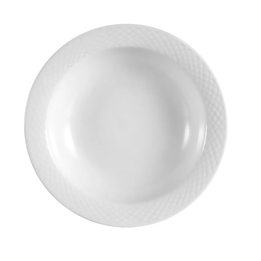 CAC China BST-11 Boston Fruit Dish, 5-1/2" Dia., 5-1/2 oz., Round, Porcelain, Super White – 1 Dozen
