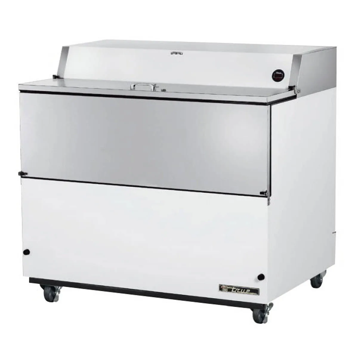 True TMC-49-HC 49" Single Sided Milk Cooler, Forced Air, 12 Crates Capacity