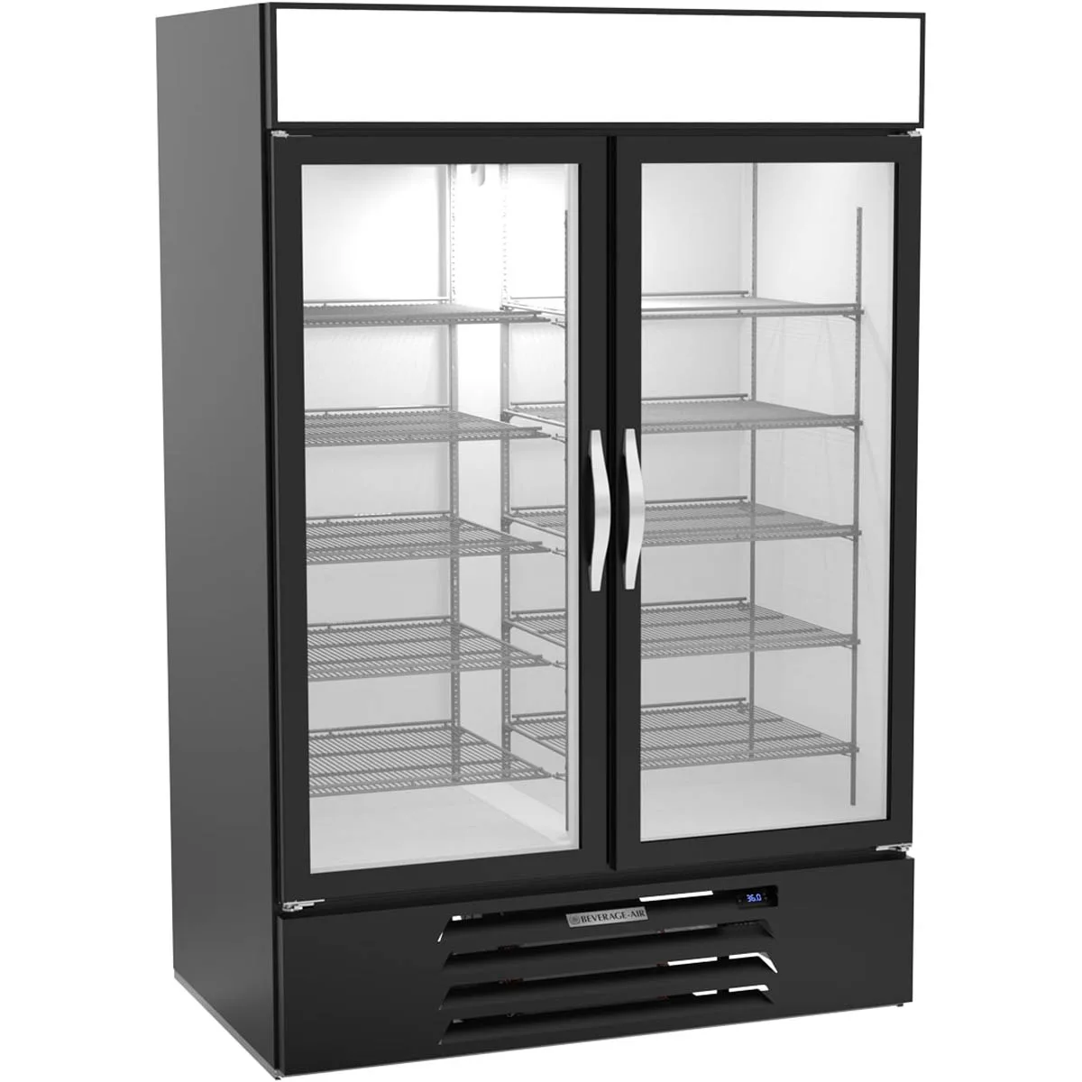 Beverage Air MMR49HC-1-B-WINE 52" Glass Door Wine Merchandiser, Single Temperature, 46.15 cu. ft.