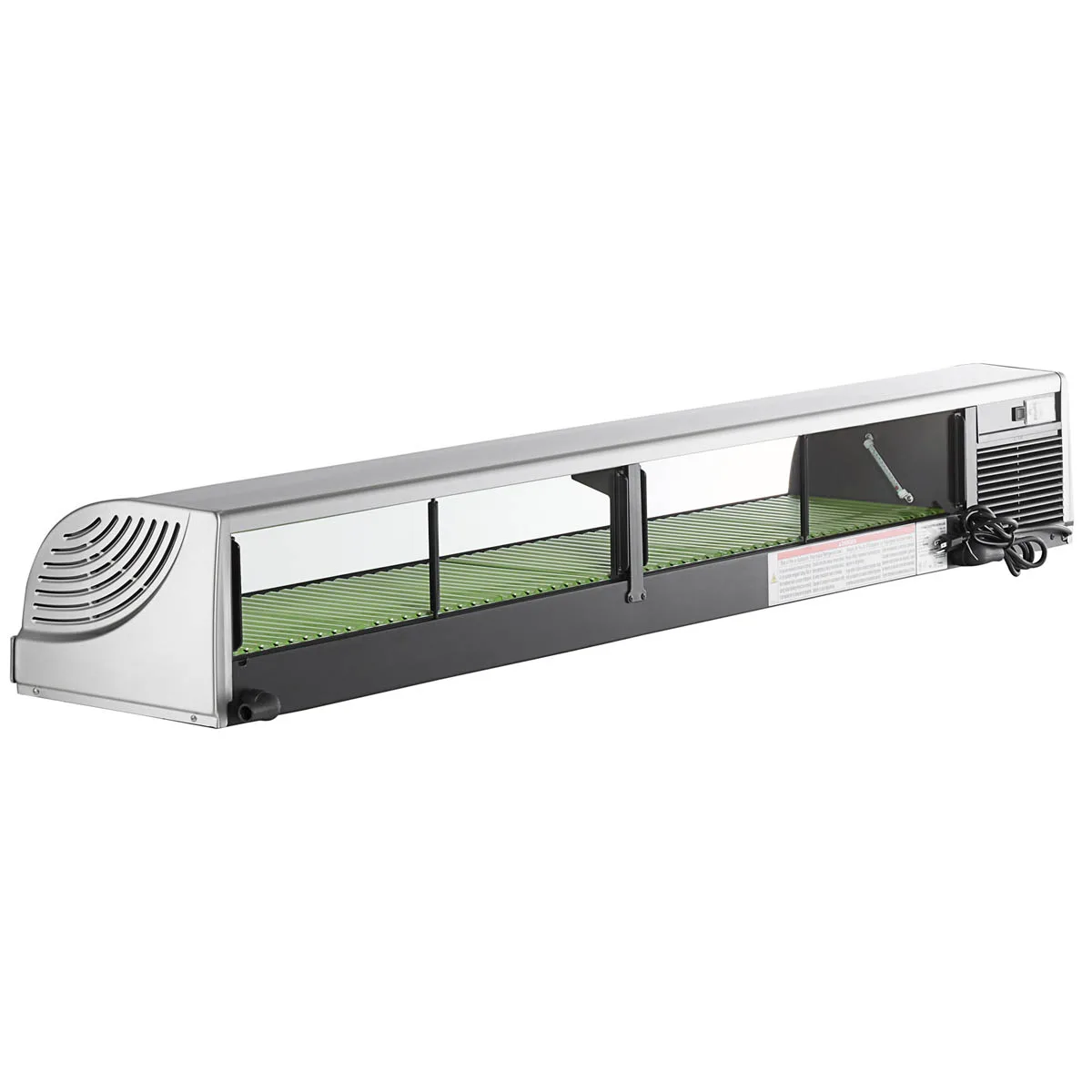 Hoshizaki HNC-210BA-L-SLH 83" Countertop Refrigerated Sushi Display Case, Left Compressor